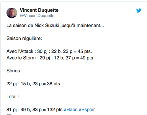 Le coach de Nick Suzuki ne connaît pas Mario Lemieux????