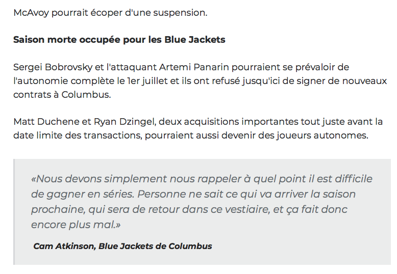 Les arbitres de la LNH...sont la RISÉE...