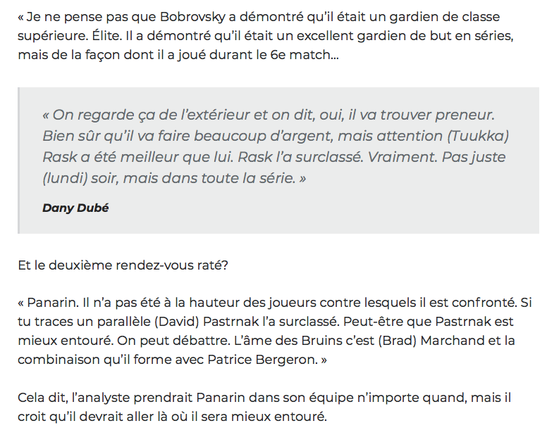 Les Panthers vont faire la MÊME ERREUR que le CH...