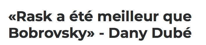 Les Panthers vont faire la MÊME ERREUR que le CH...