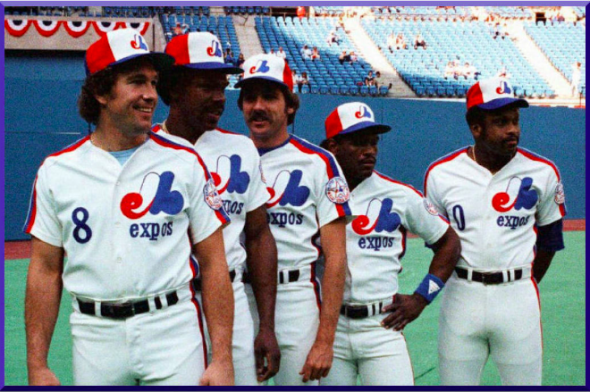 Les UNIFORMES des Expos de RETOUR!!!!!!!