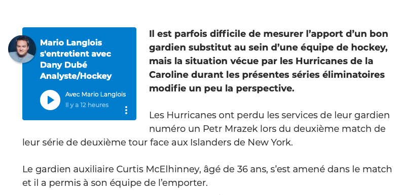 Marc Bergevin aurait remporté la COUPE STANLEY...s'il avait compris le concept de gardien réserviste..