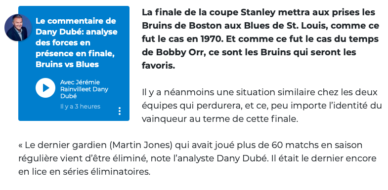 Marc Bergevin...Se fait encore donner la LEÇON....