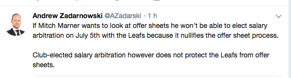 Mitch Marner a le choix entre l'ARBITRAGE et les OFFRES HOSTILES....