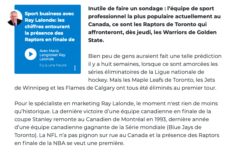 Montréal ne sait plus c'est quoi...