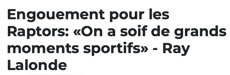 Montréal ne sait plus c'est quoi...