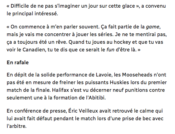 On ne comprend pas les recruteurs qui choisiraient Jakob Pelletier ou Samuel Poulin...avant Raphaël Lavoie..