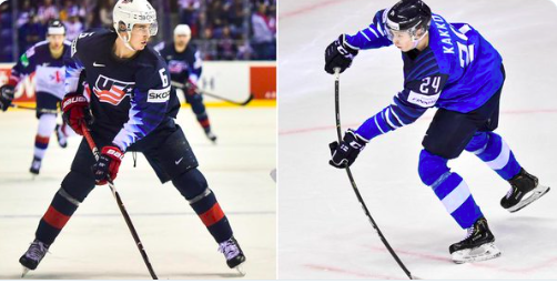 On sent déjà la compétition entre le CLAN HUGHES et le CLAN KAKKO au COMBINE de la LNH qui commence aujourd'hui...