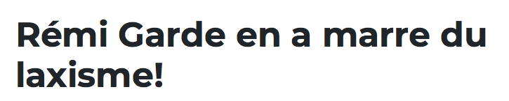 Rémi Garde traite ses joueurs de JONATHAN DROUIN!!!!!