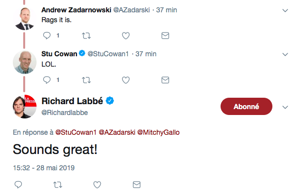 Richard Labbé fait une MONTÉE DE LAIT...