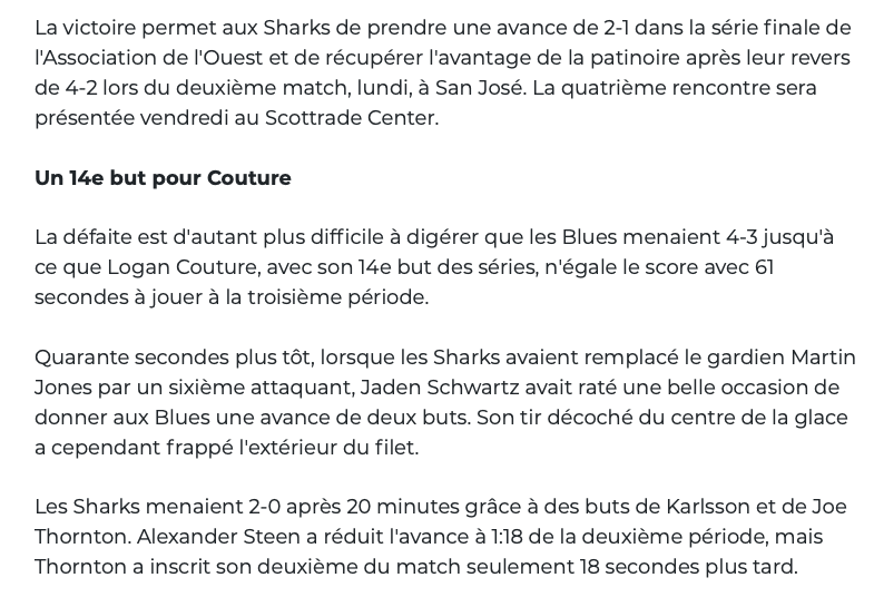 Si les Sharks ont payé les arbitres...