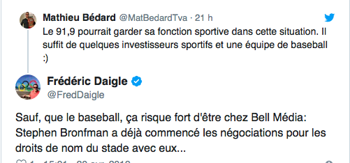 Sont pas capables de payer leurs employés au SALAIRE MINIMUM...mais ils veulent les Expos!!!