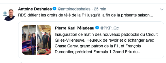 Une autre preuve...Que les Nordiques ne sont plus la priorité de QUEBECOR...