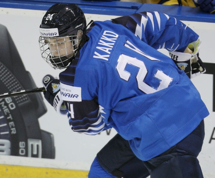WOW...Kaapo Kakko marque contre le Canada...