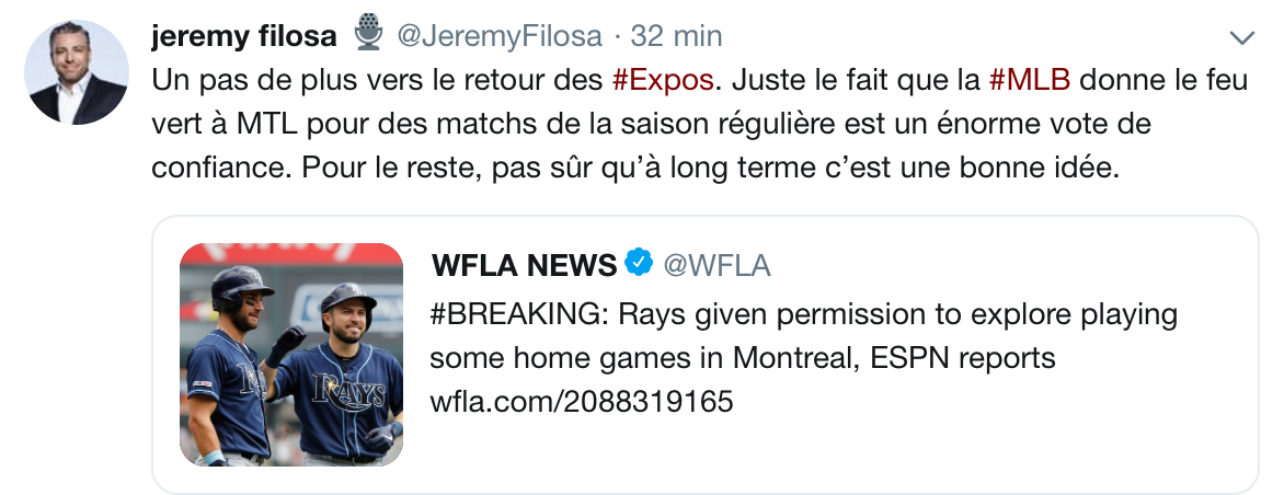 ÇA Y EST...Des matchs de baseball à Montréal !!!