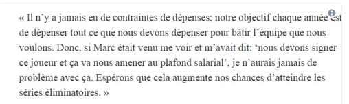 Geoff Molson n'a pas compris...