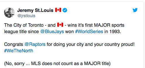 HAHA!!! LA MLS MÉPRISÉ par TORONTO!!!!