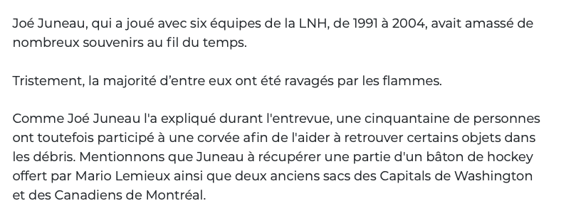 Joe Juneau dormait dans sa maison quand elle a commencé à BRÛLER...