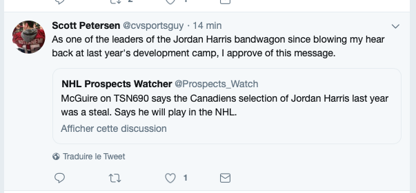 Jordan Harris...un VOL....