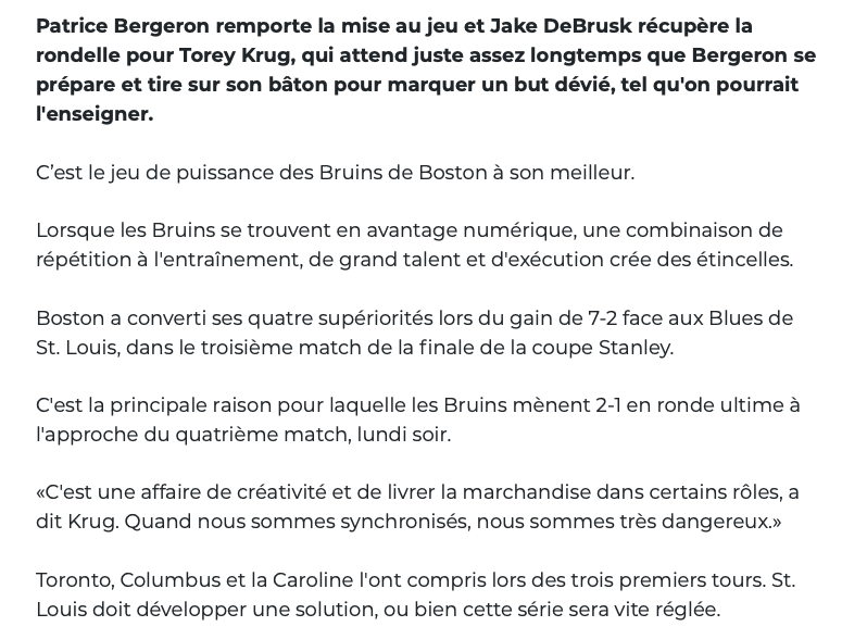 Kirk Muller doit PLAGIER....