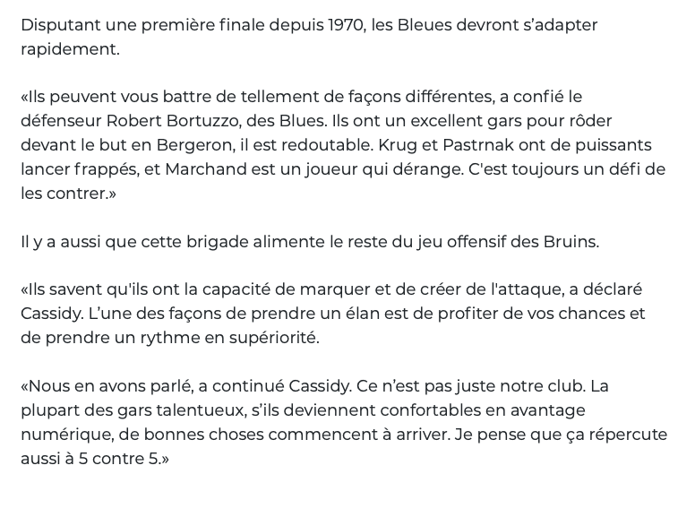 Kirk Muller doit PLAGIER....