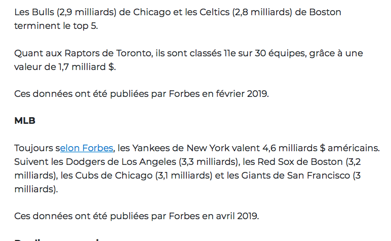 La NBA va faire PLUS de CASH que la MLB...