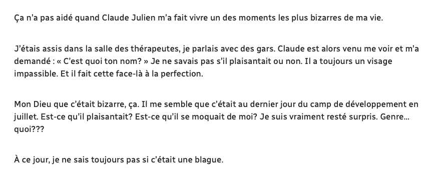 Le JOURNAL INTIME de Jesperi Kotkaniemi...