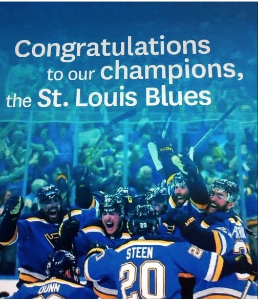 Le ST-LOUIS DISPATCH se trompe...et donne les Blues CHAMPIONS DÉJÀ!!!!