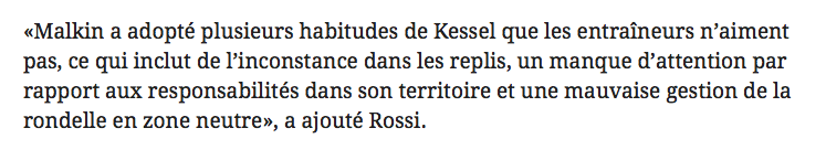 Les détails de la SAGA PHIL KESSEL sont TROUBLANTS....