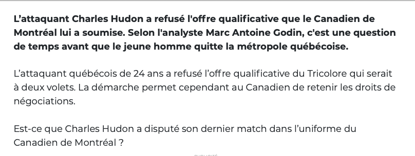 Les médias québécois nous font rire....
