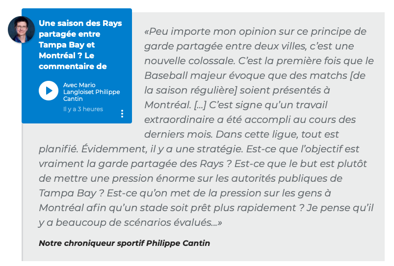 Les Rays à Montréal: la province sous le CHOC!!!