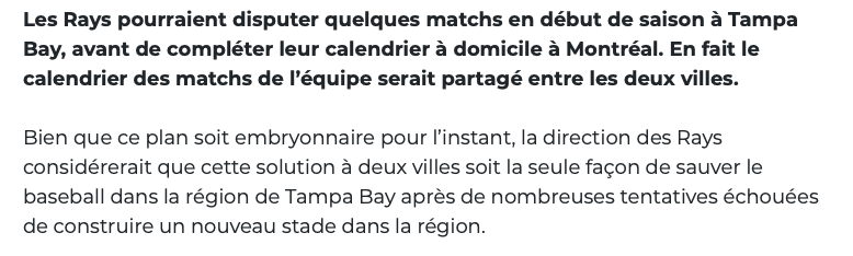 Les Rays à Montréal: la province sous le CHOC!!!