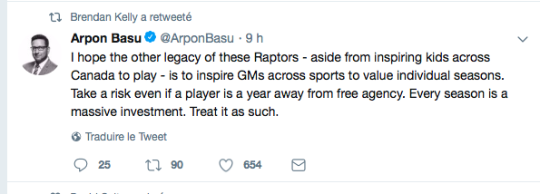Marc Bergevin doit s'inspirer de Masai Ujiri....