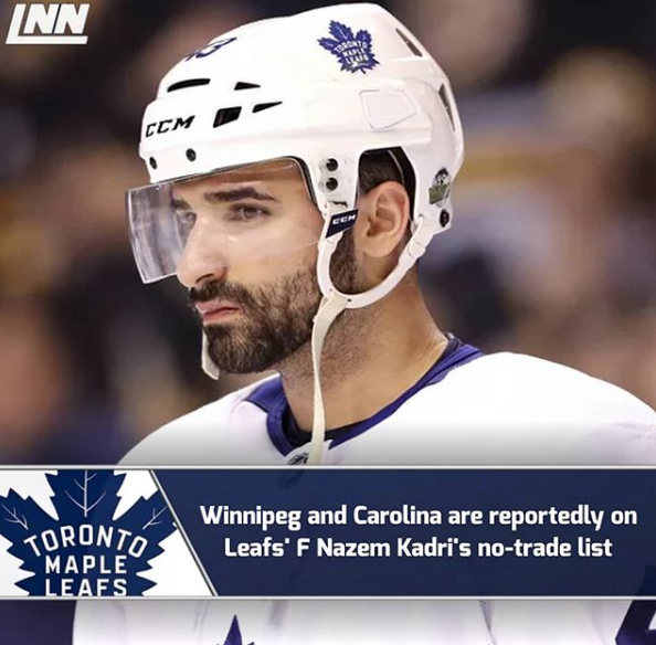 Nazem Kadri fait chier son DG...