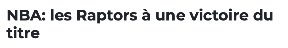 On ne pourra plus traiter Toronto de ville PERDANTE...