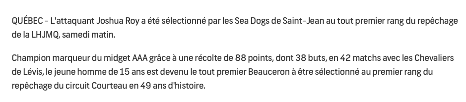 Pas un bon exemple....pour les jeunes d'aujourd'hui...