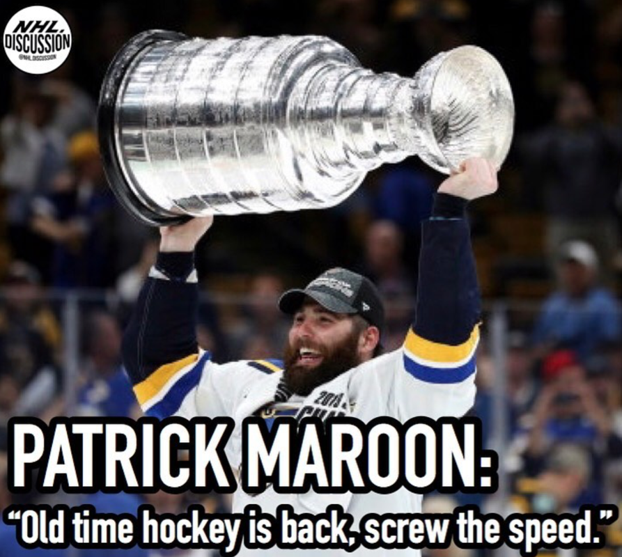 Pat Maroon avait un message pour Marc Bergevin...