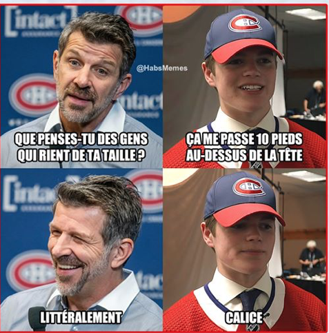 Qui a PEUR de la petite taille de Cole Caufield?