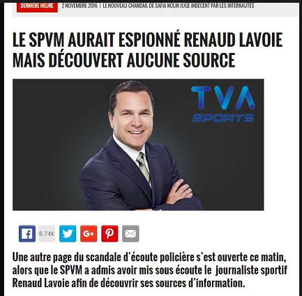 Renaud Lavoie INSINUE que....