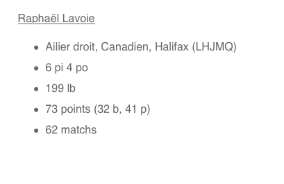 TVA Sports semble SOUS-ESTIMER Moritz Seider et Ville Heinola.....