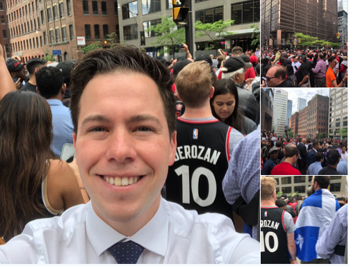 Un journaliste sportif qui travaillait à Montréal...