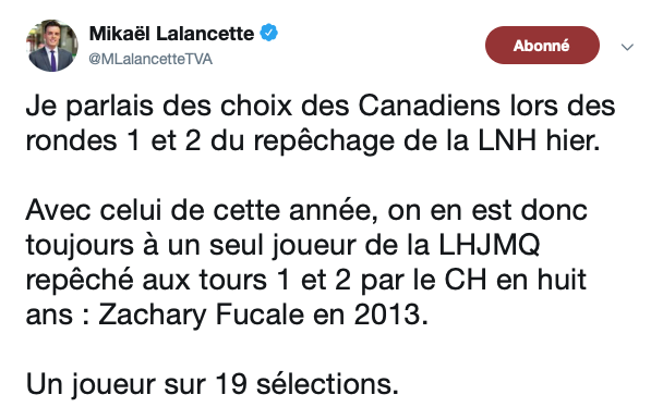 Zach Fucale a TRAUMATISÉ le CH...qui était déjà ANTI-QUÉBÉCOIS...