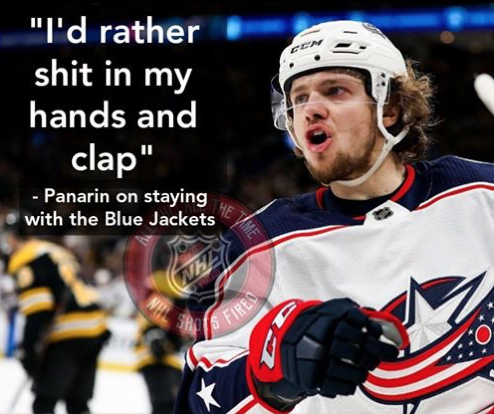 Artemi Panarin RIDICULISE la ville de Columbus....