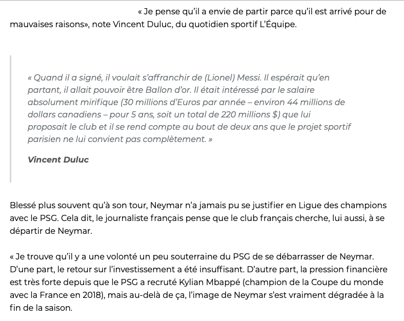 Carey Price et Neymar...même combat?