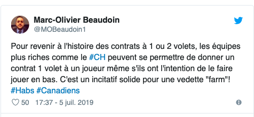 Ce qui sauve Marc Bergevin....