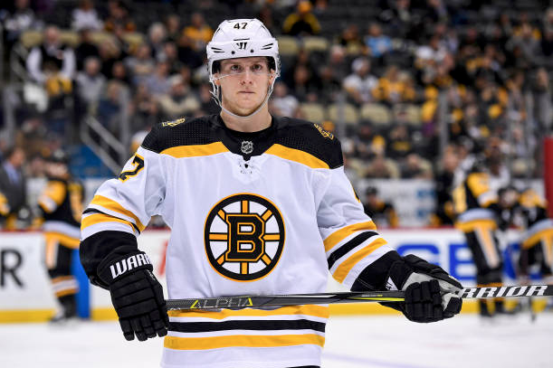 Celui qui est le plus satisfait aujourd'hui, c'est Torey Krug...