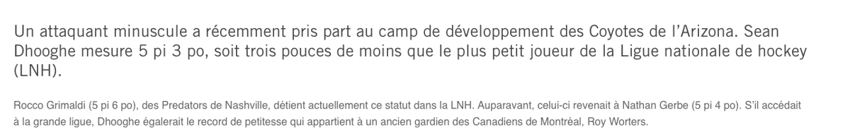 DEUX NAINS à Wisconsin...