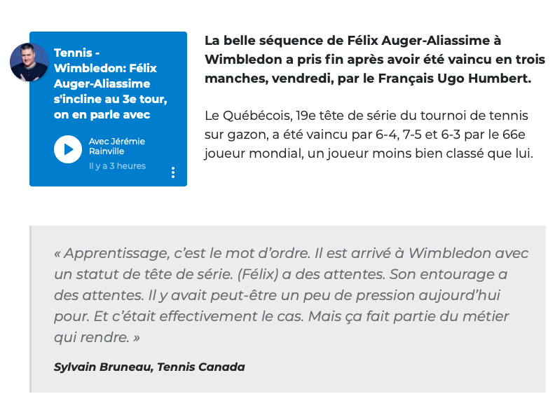 Félix avait TROP de PRESSION....