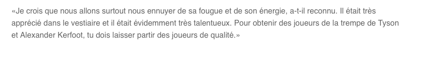 John Tavares n'est pas inquiet pour Mitch Marner...