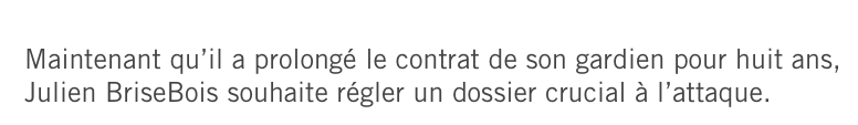 Julien Brisebois est CHANCEUX en SALE...que Point ait REJETÉ le CH...